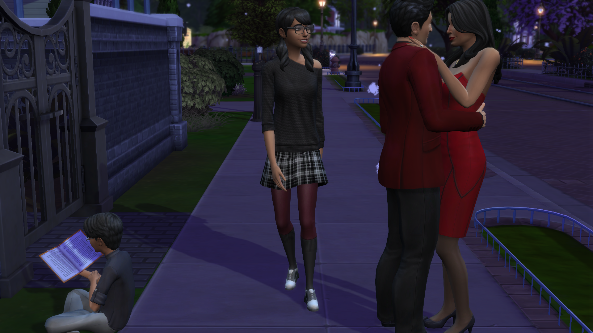 Сучасна родина Готів: Белла, Мортимер, Кассандра та Олександр, The Sims 4