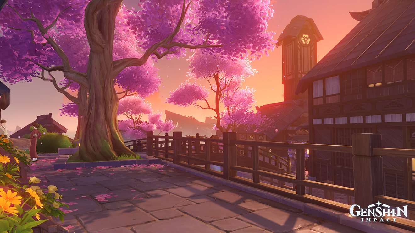 Іназума, гра "Genshin Impact".