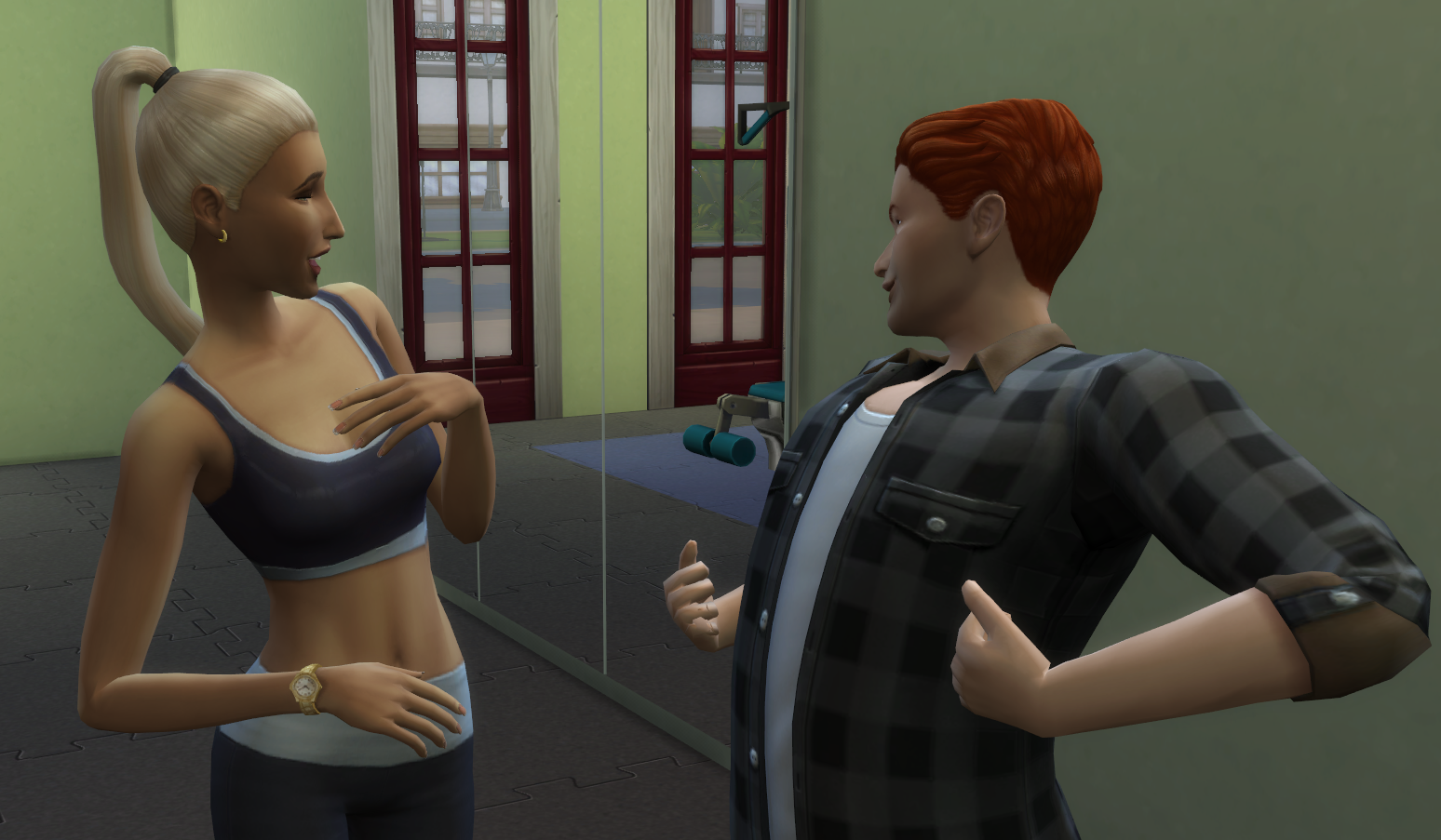 Семюель намагається вразити красуню Діну