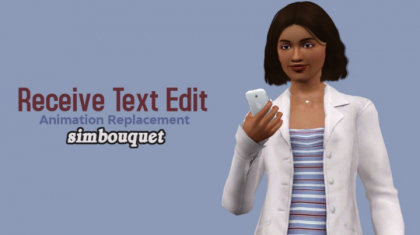 Receive Text Edit Simbouquet